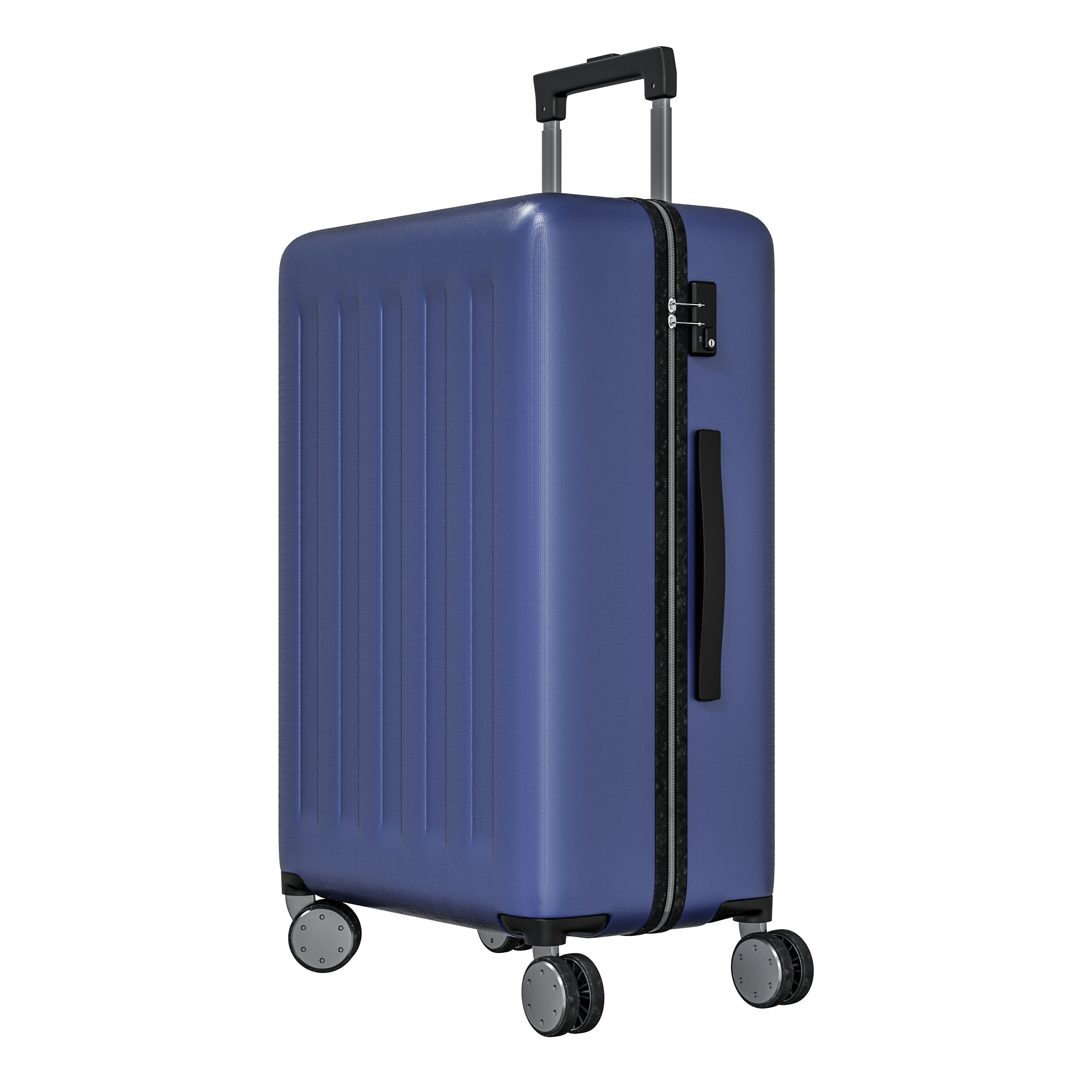 Travel suitcase Xiaomi RUNMI 90 Points Gray Stars 3D model_3