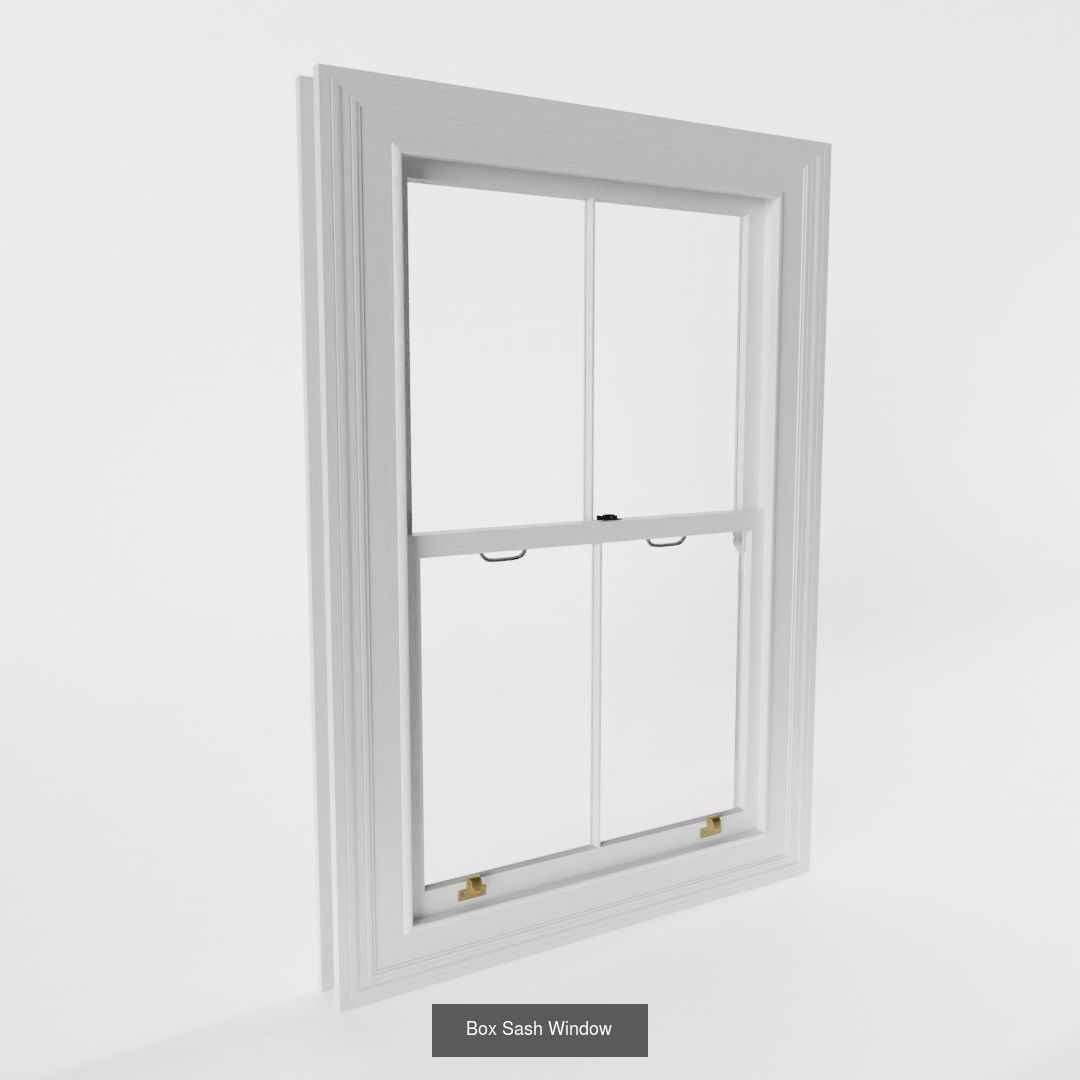 Sash Windows 3D Model Collection_4