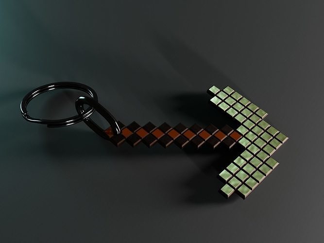pick axe minecraft 3D print model
