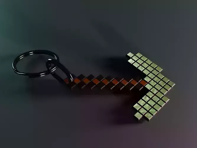 pick axe minecraft 3D print model