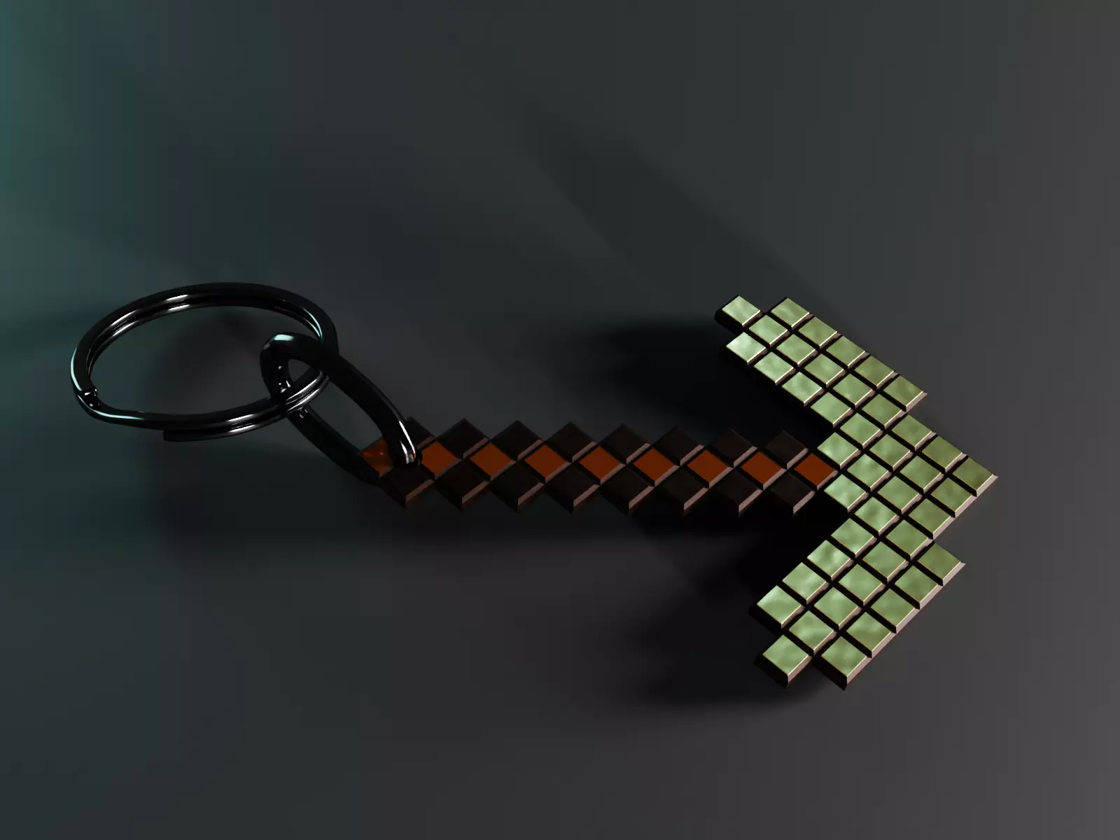 pick axe minecraft 3D print model_0