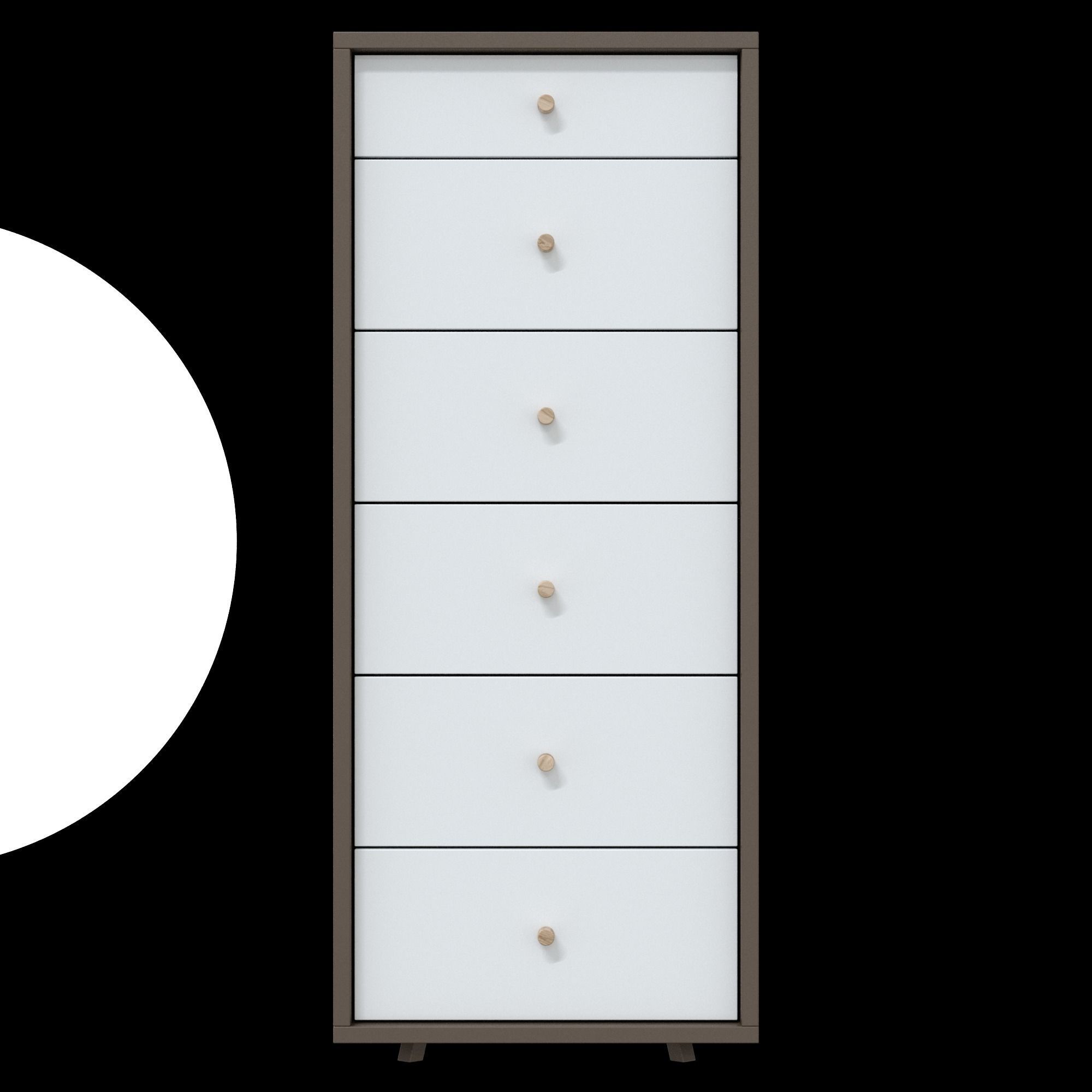 Chest of drawers D2 01 3D model_3