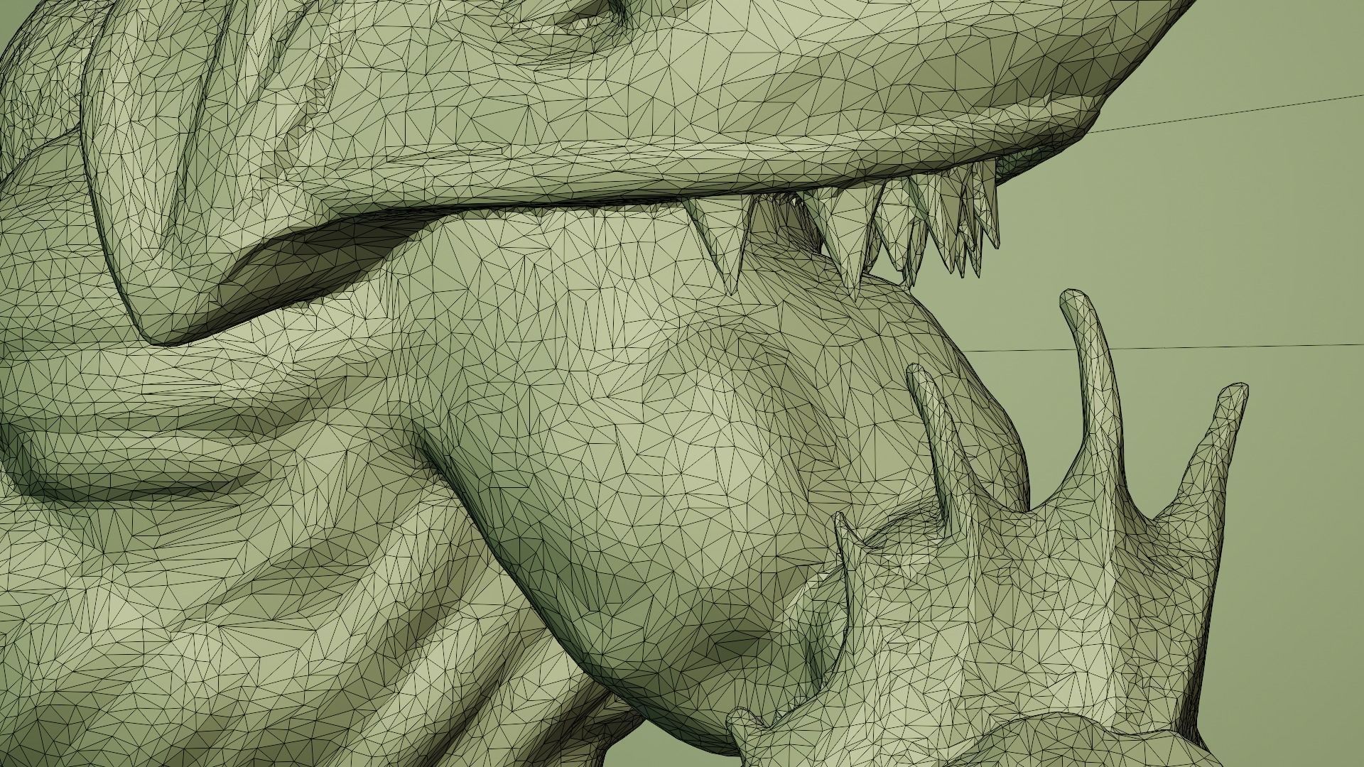 Poseidon 3D Print STL statue of man holding sword 3D print model_10