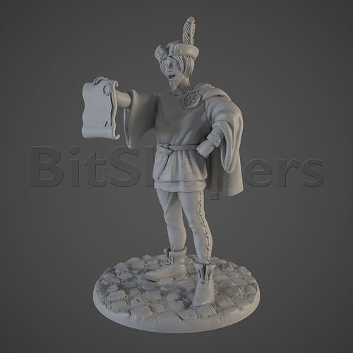 Townsfolk 03 Herald 3D print model