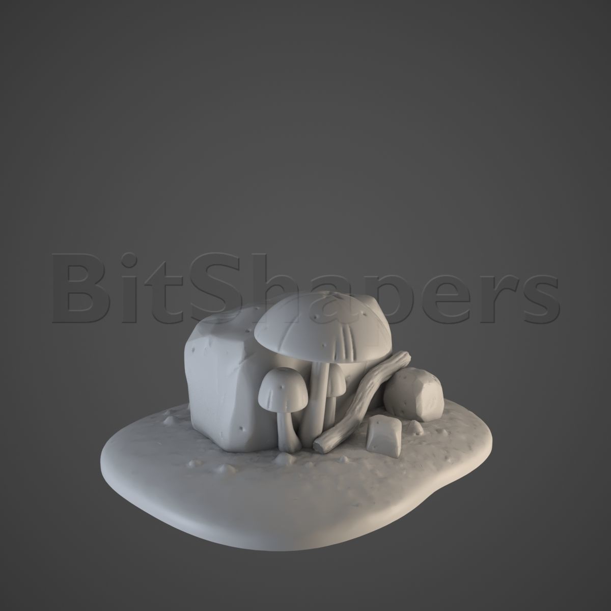 Forest Objects 3D print model_5