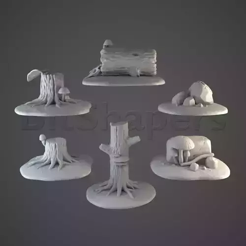 Forest Objects 3D print model