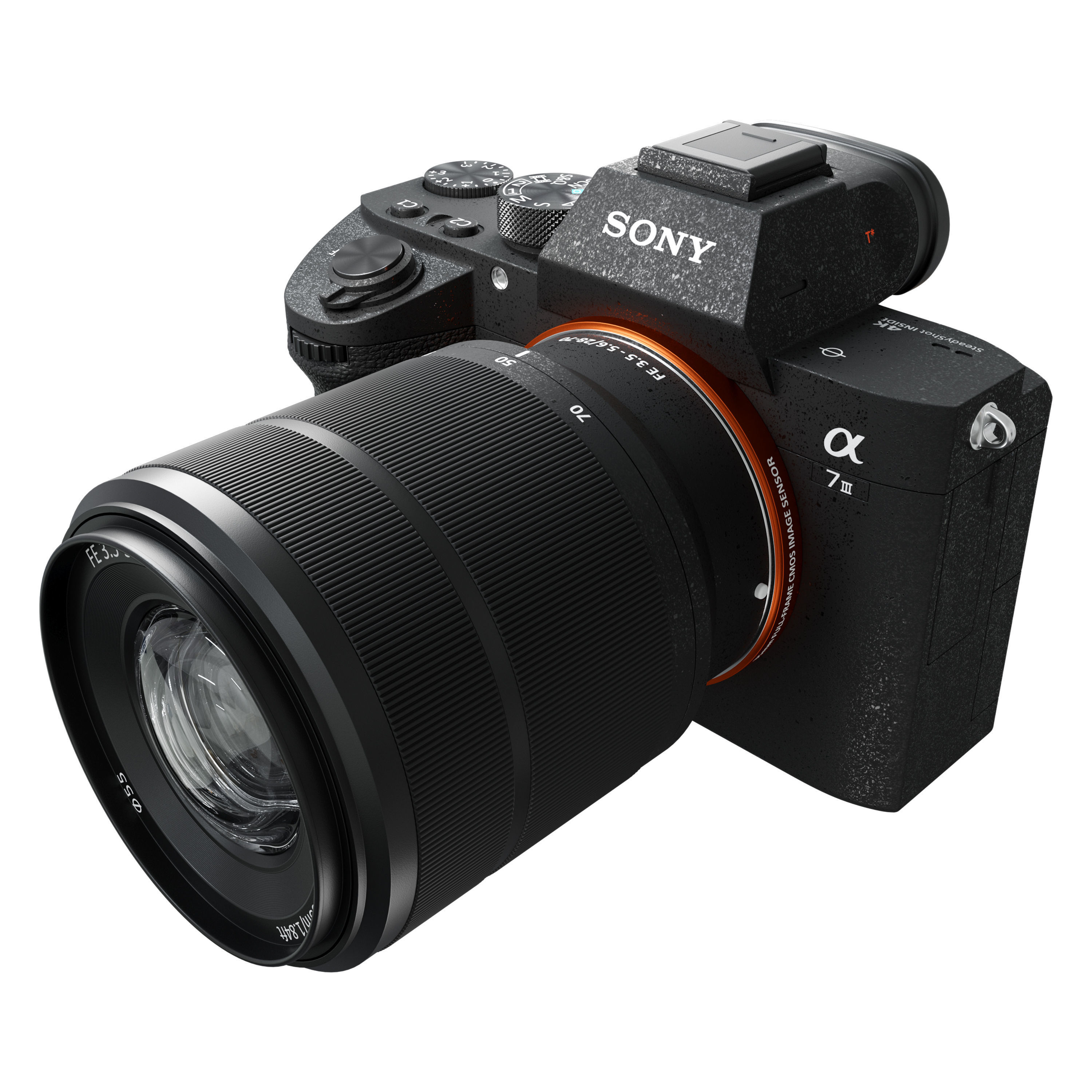 Camera Sony Alpha a7 III 28-70mm Kit Black 3D model_1