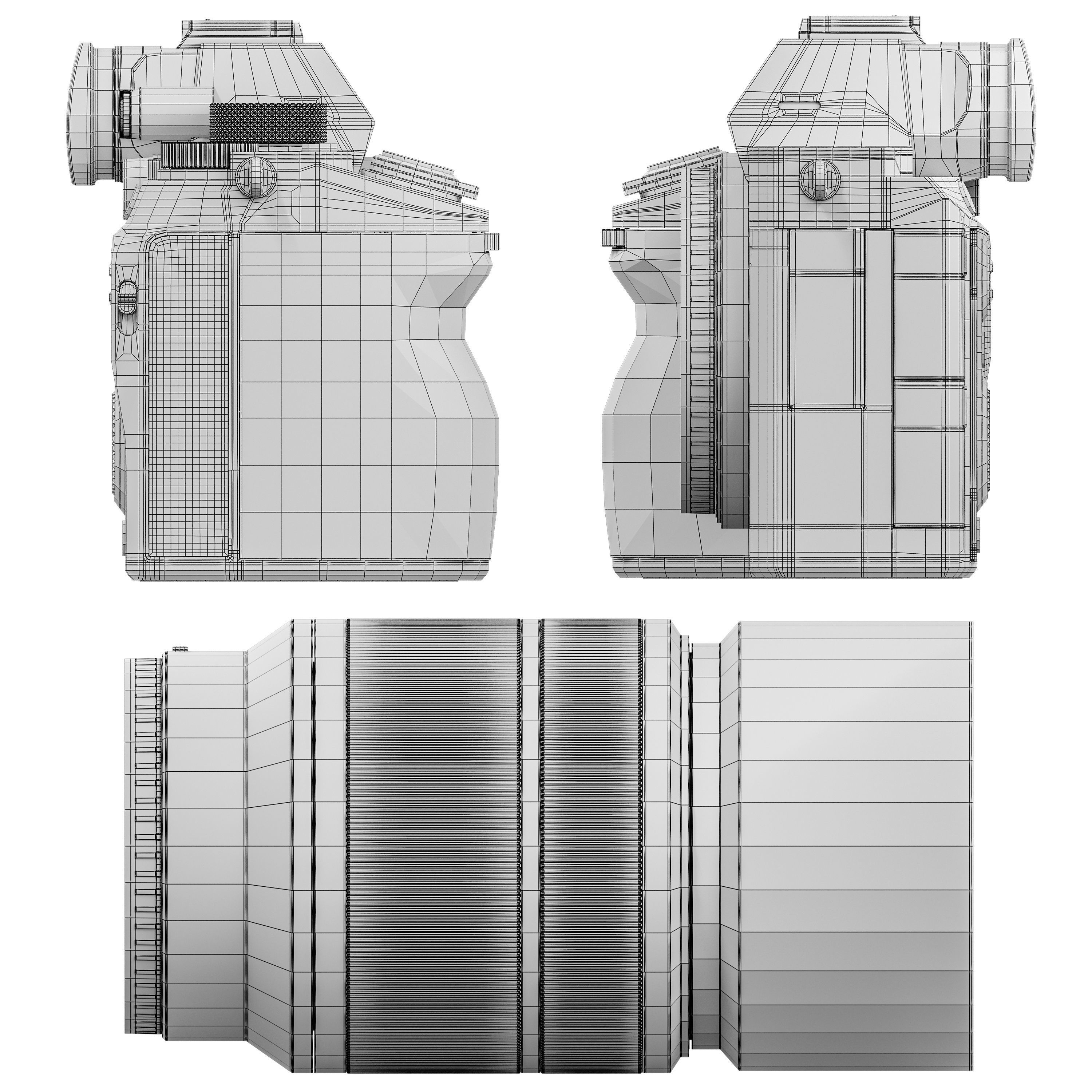 Camera Sony Alpha a7 III 28-70mm Kit Black 3D model_8
