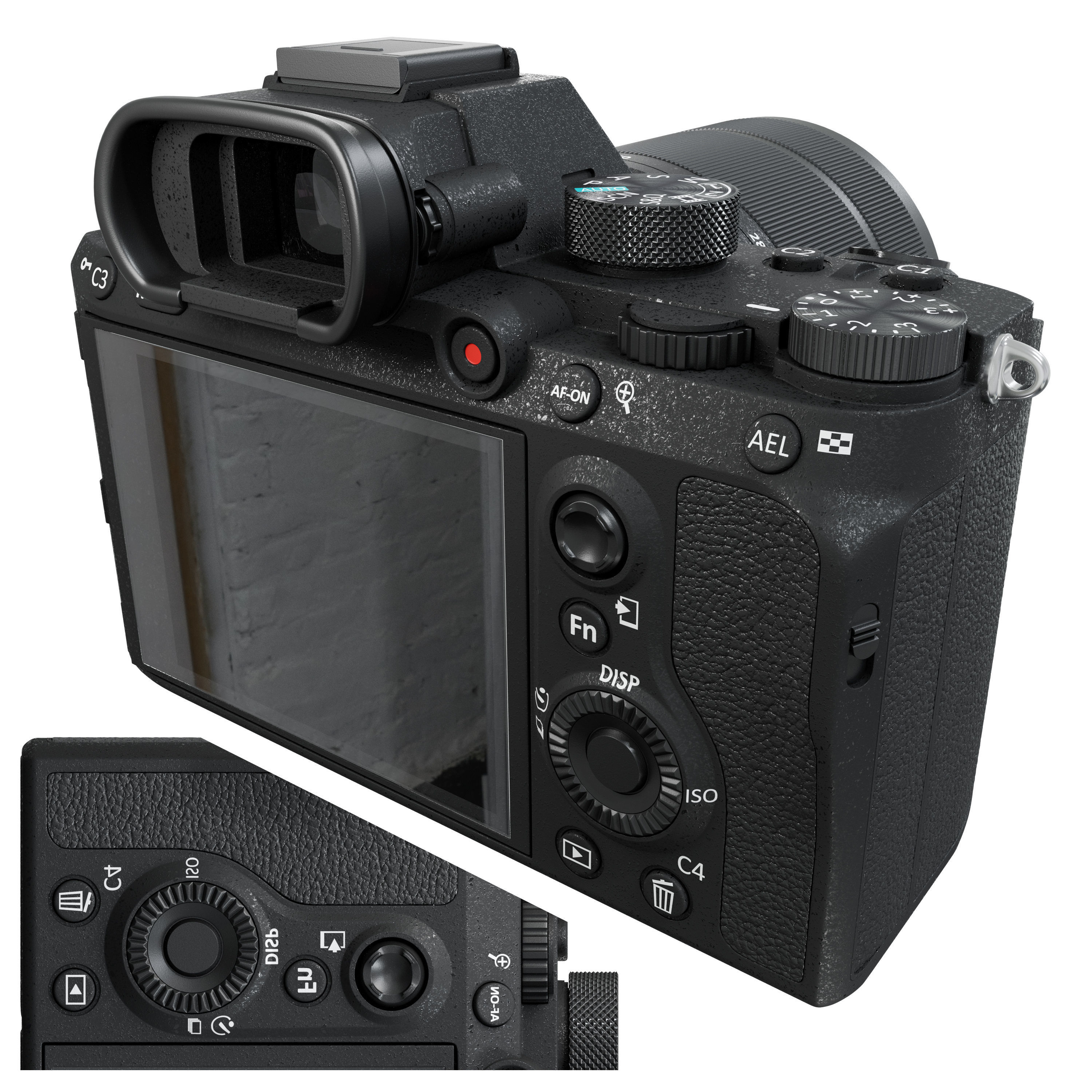 Camera Sony Alpha a7 III 28-70mm Kit Black 3D model_5
