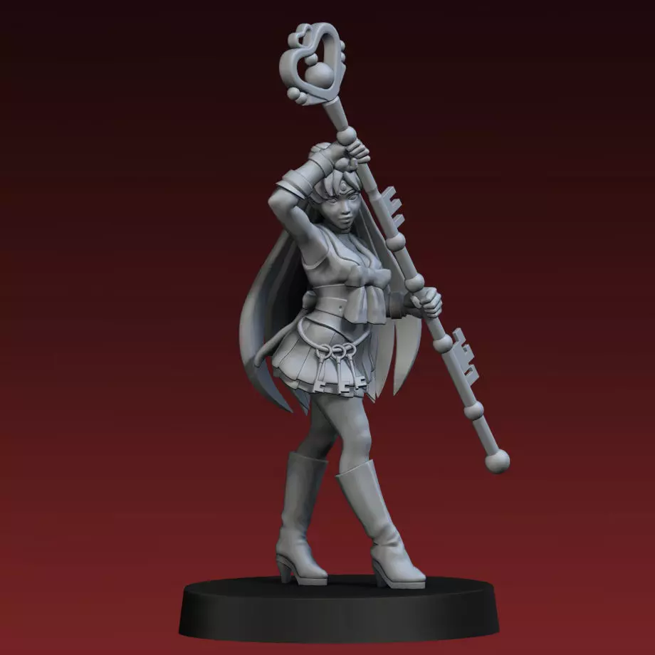 Sailor Pluto Setsuna Meiou 3D Print Miniature 3D print model 3D print model_0