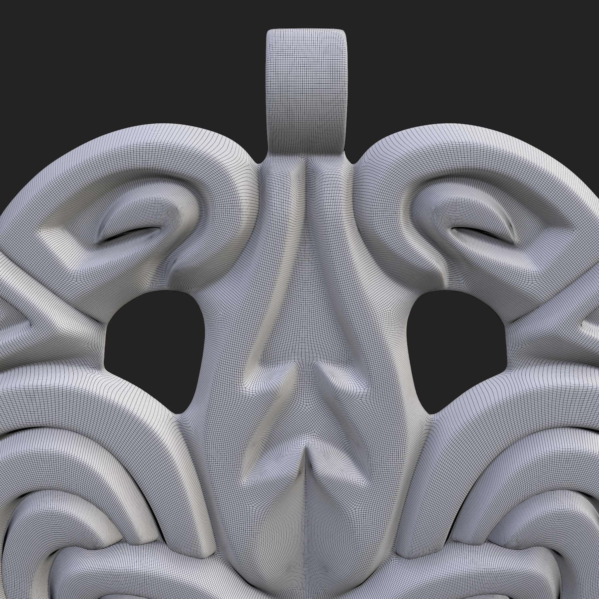 Anglo Saxon Pendant 3D print model_17