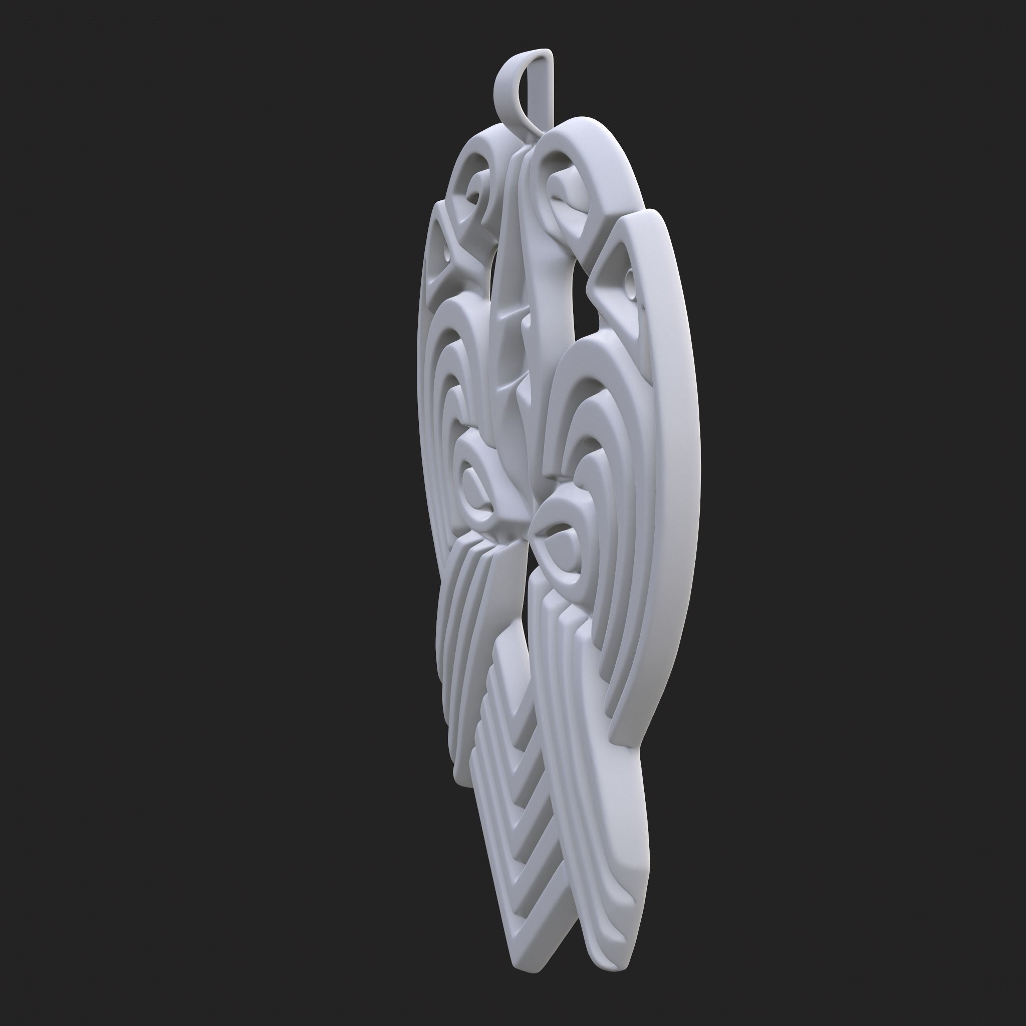 Anglo Saxon Pendant 3D print model_13