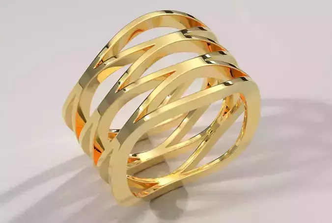Waves Ring