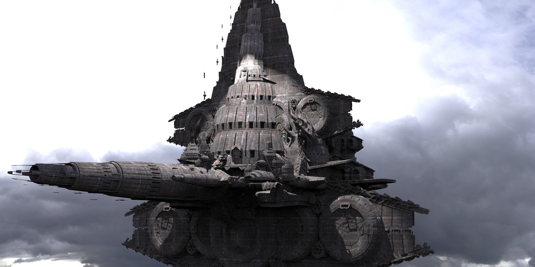 Archon Spaceship Ancients 3D model_1