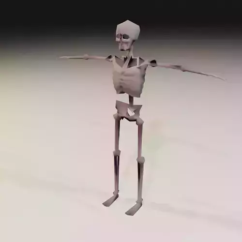Lowpoly Skelton Monster