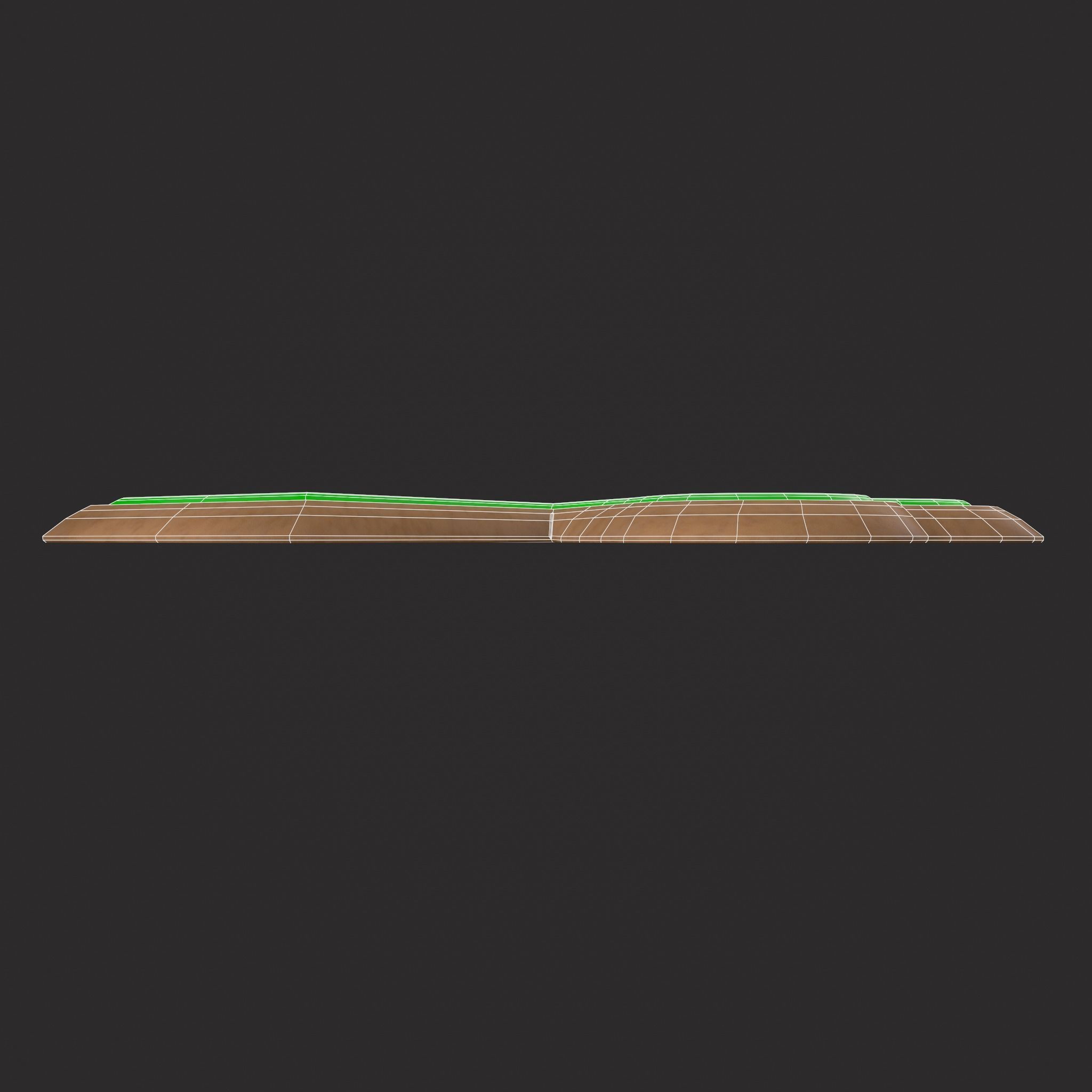 Clover Sprinkle Cookie Free low-poly 3D model_16