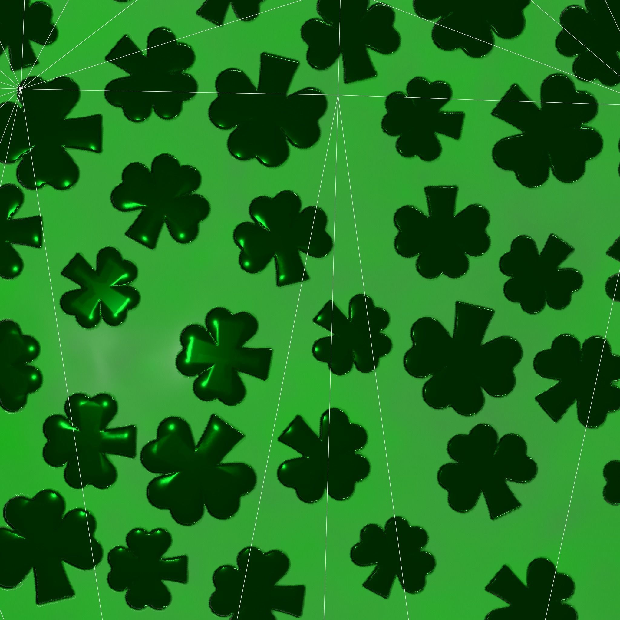 Clover Sprinkle Cookie Free low-poly 3D model_14
