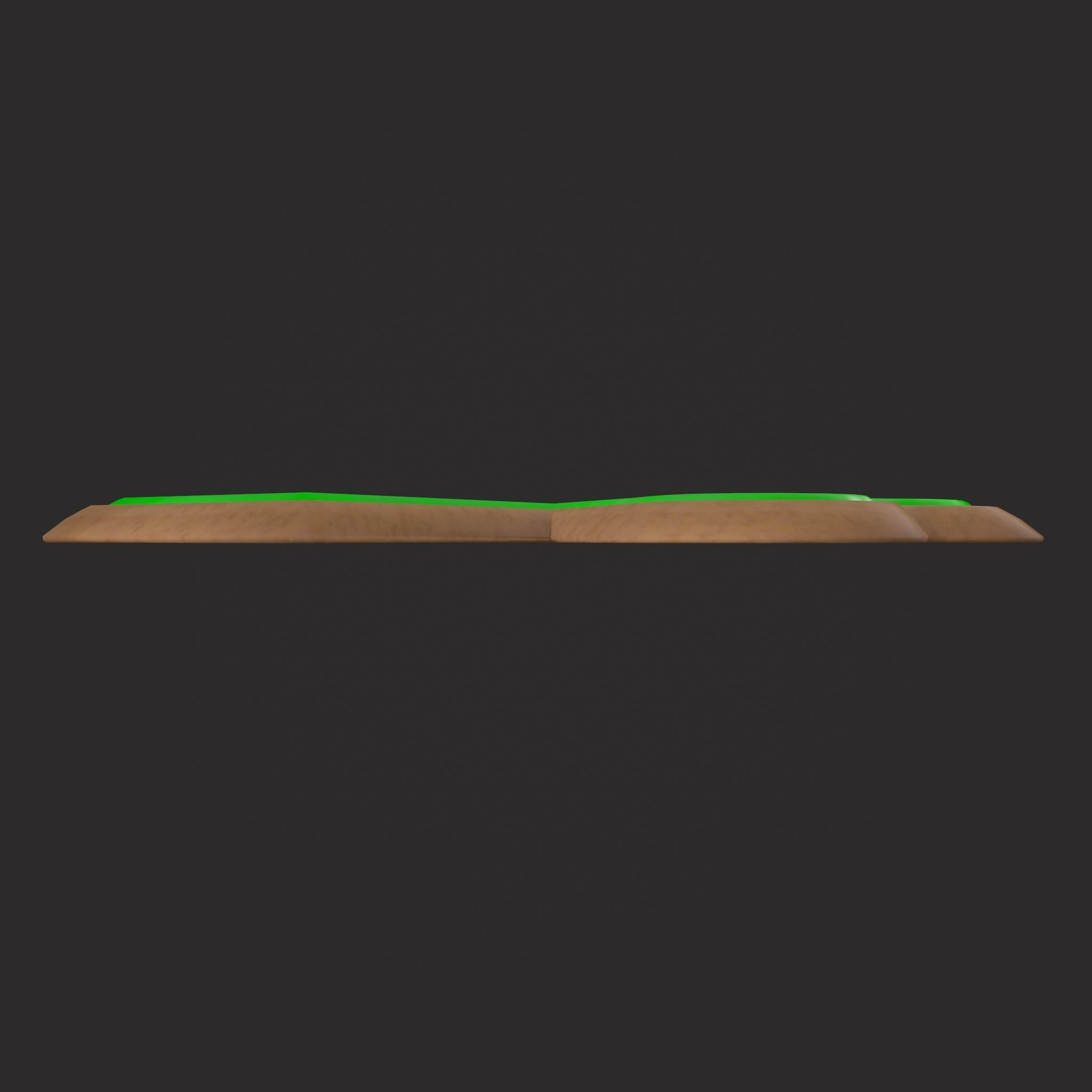 Clover Sprinkle Cookie Free low-poly 3D model_15