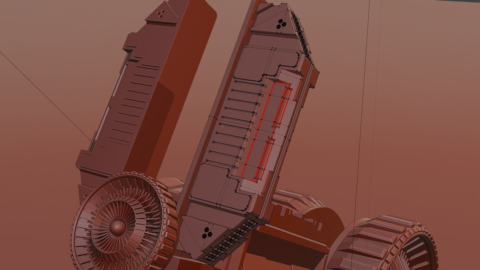 Sci-fi Bike 3D Model Low-poly 3D model_19