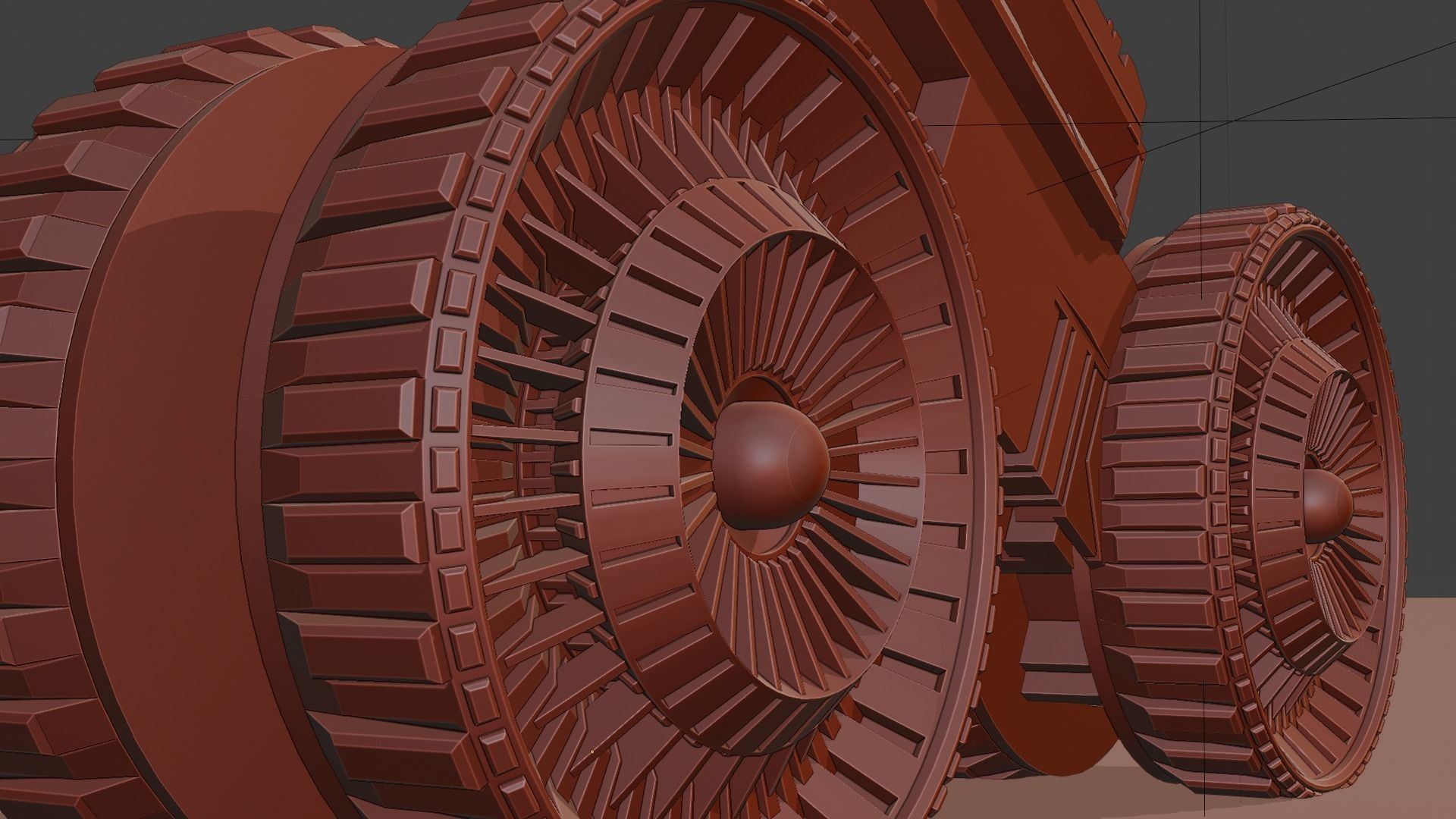 Sci-fi Bike 3D Model Low-poly 3D model_15