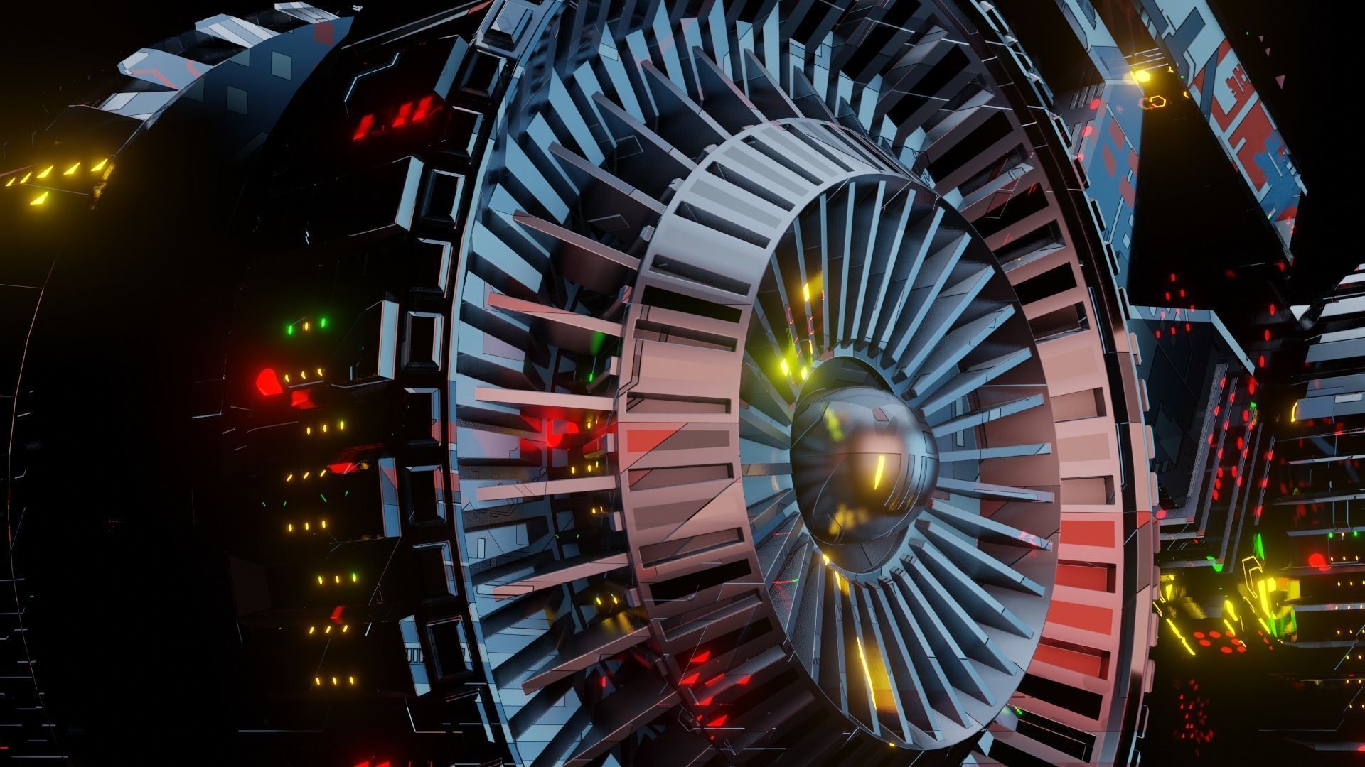 Sci-fi Bike 3D Model Low-poly 3D model_6