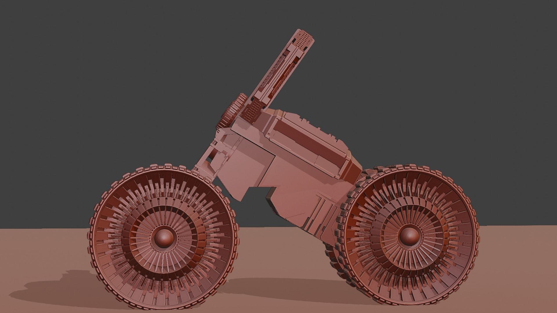 Sci-fi Bike 3D Model Low-poly 3D model_10