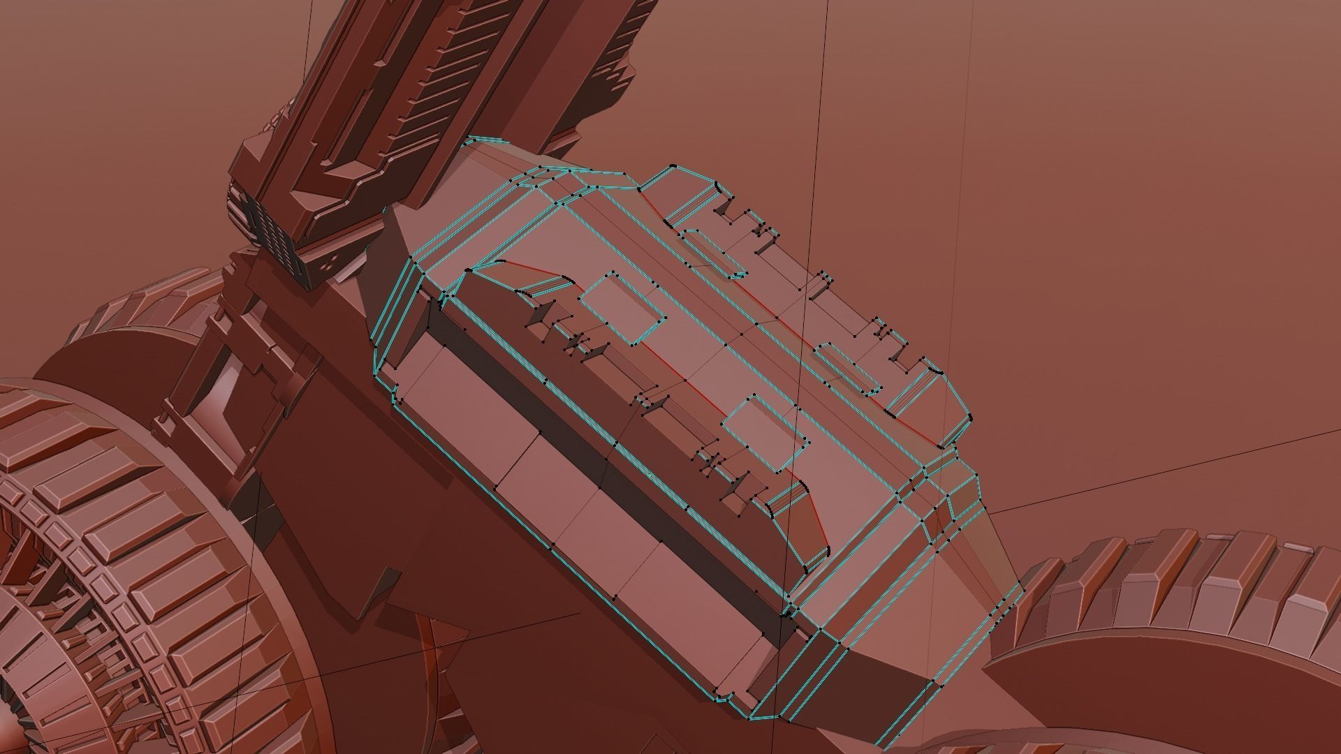 Sci-fi Bike 3D Model Low-poly 3D model_18