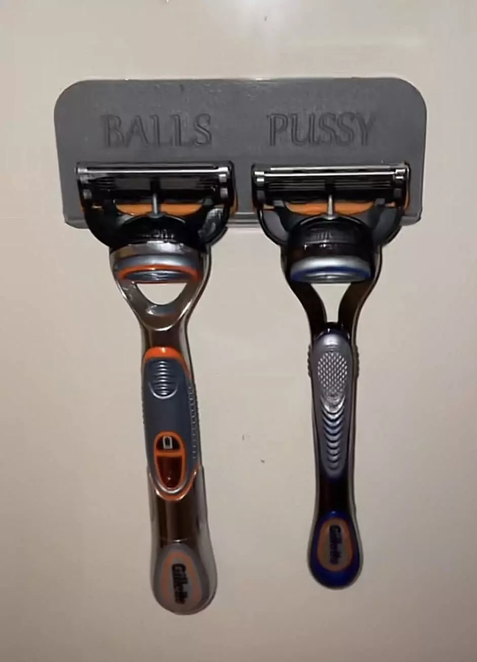 couple razor stand 3D print model