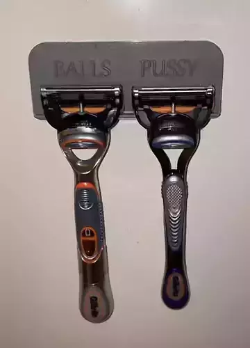 couple razor stand 3D print model