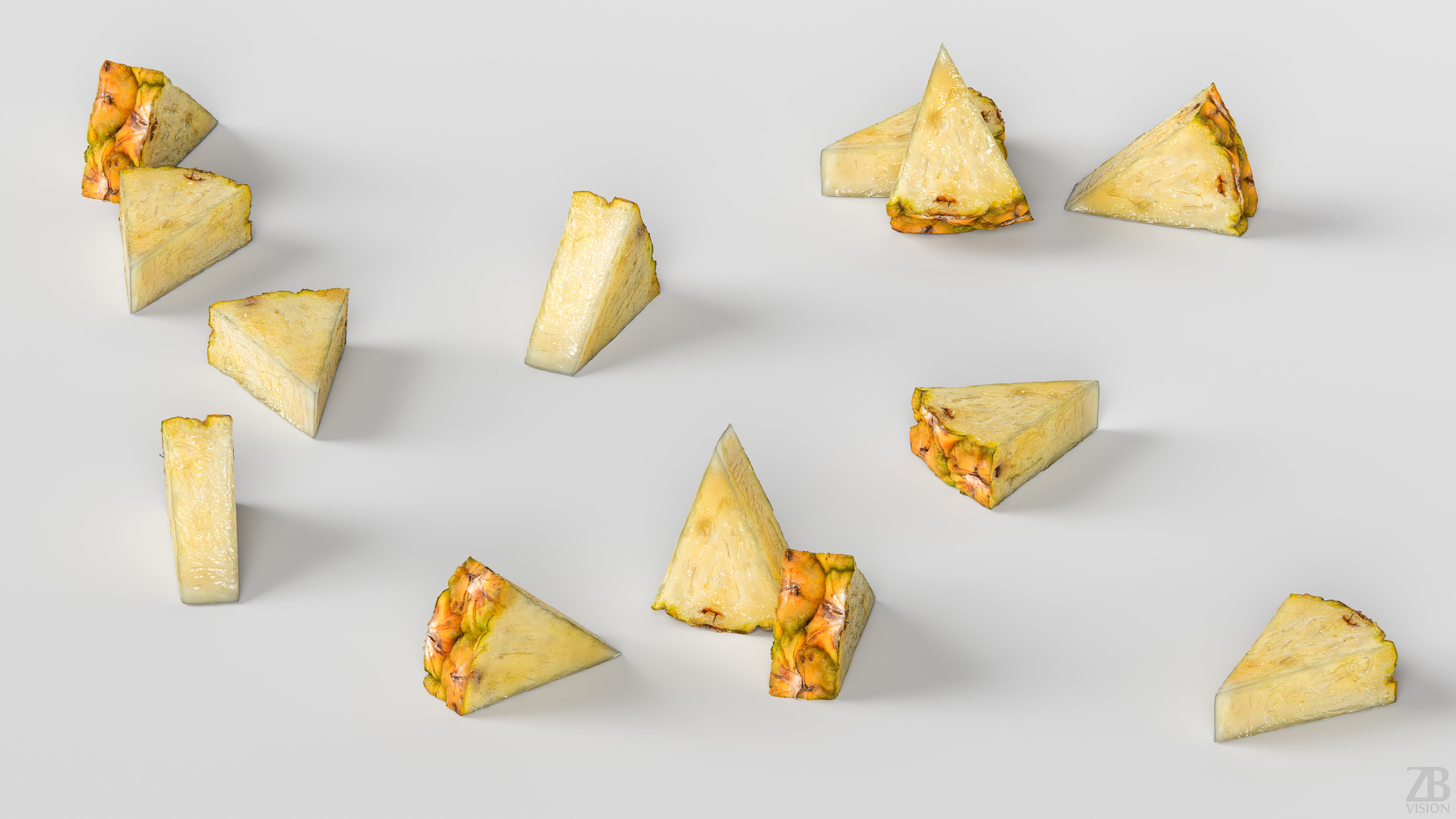 Pineapple 3D model_2