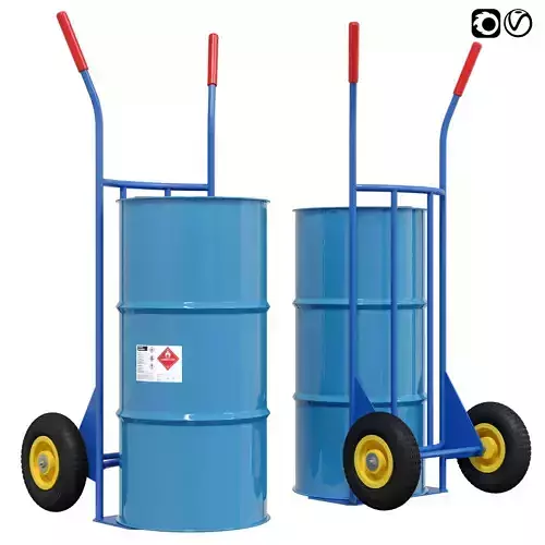 Cargo manual 400X200X1250 MM  RTT-075 P  Wheelbarrow for cargo