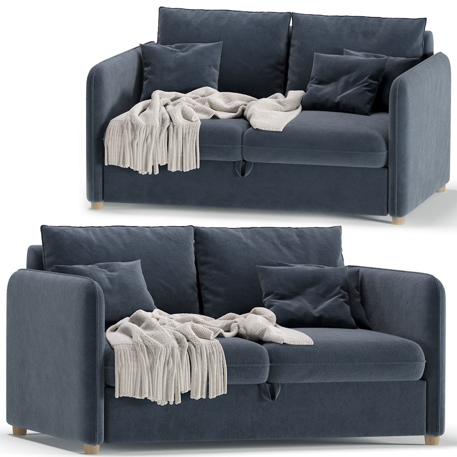 Mons Wagon Sofa By Skdesign 3D model_4