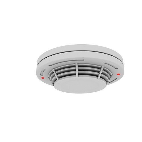 smoke sensor 3D model Low-poly 3D model