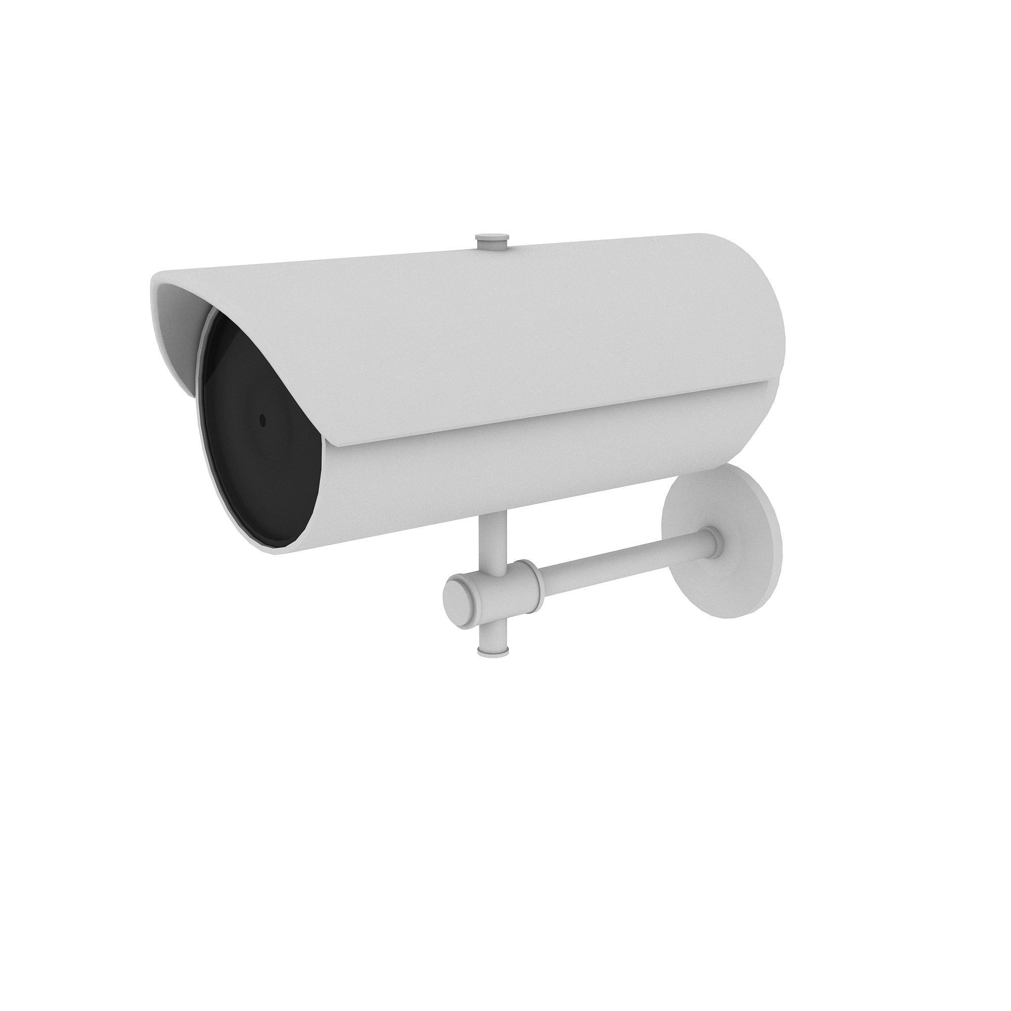security camera 02 3D model Low-poly 3D model_1