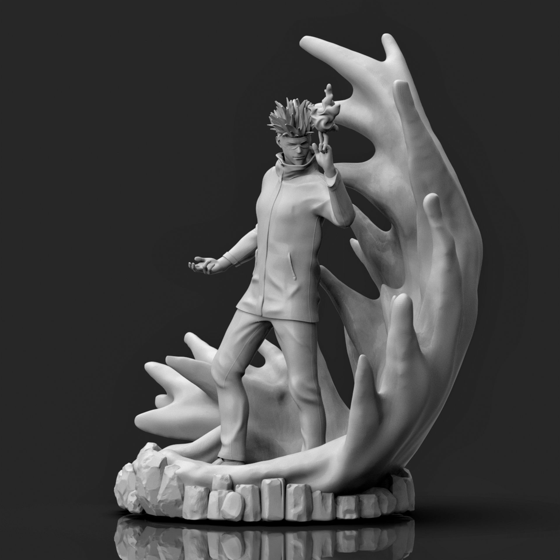 Gojo Satoru 3D Printable  3D print model_10