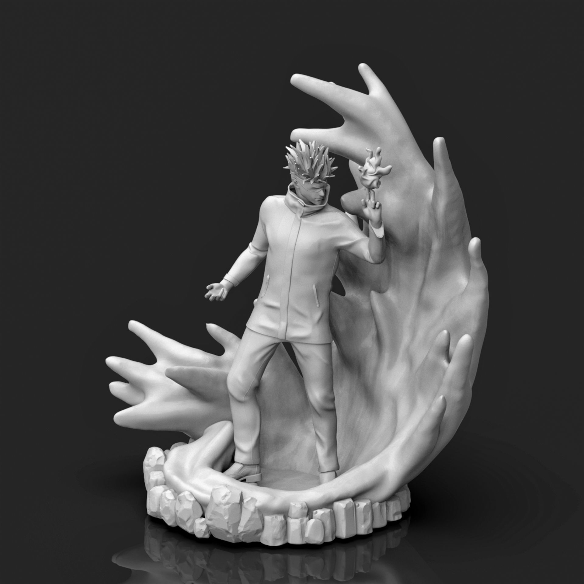 Gojo Satoru 3D Printable  3D print model_14