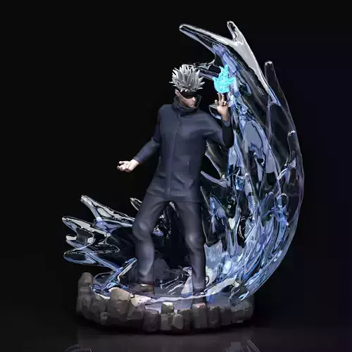 Gojo Satoru 3D Printable  3D print model Gojo Satoru 3D Printable  3D print model