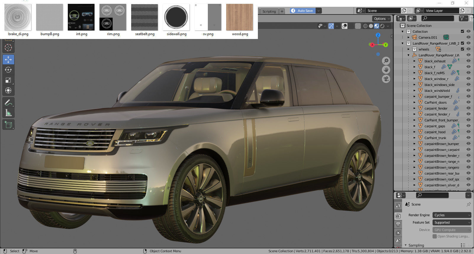 Land Rover Range Rover SV LWB 2022 3D model_31