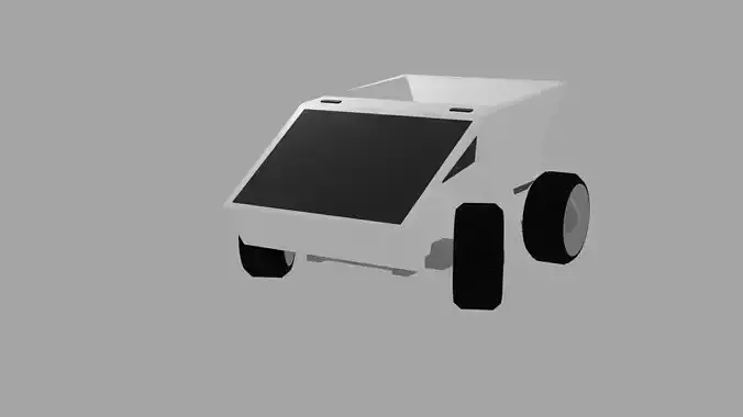 Car LowPoly wheeled vehicle