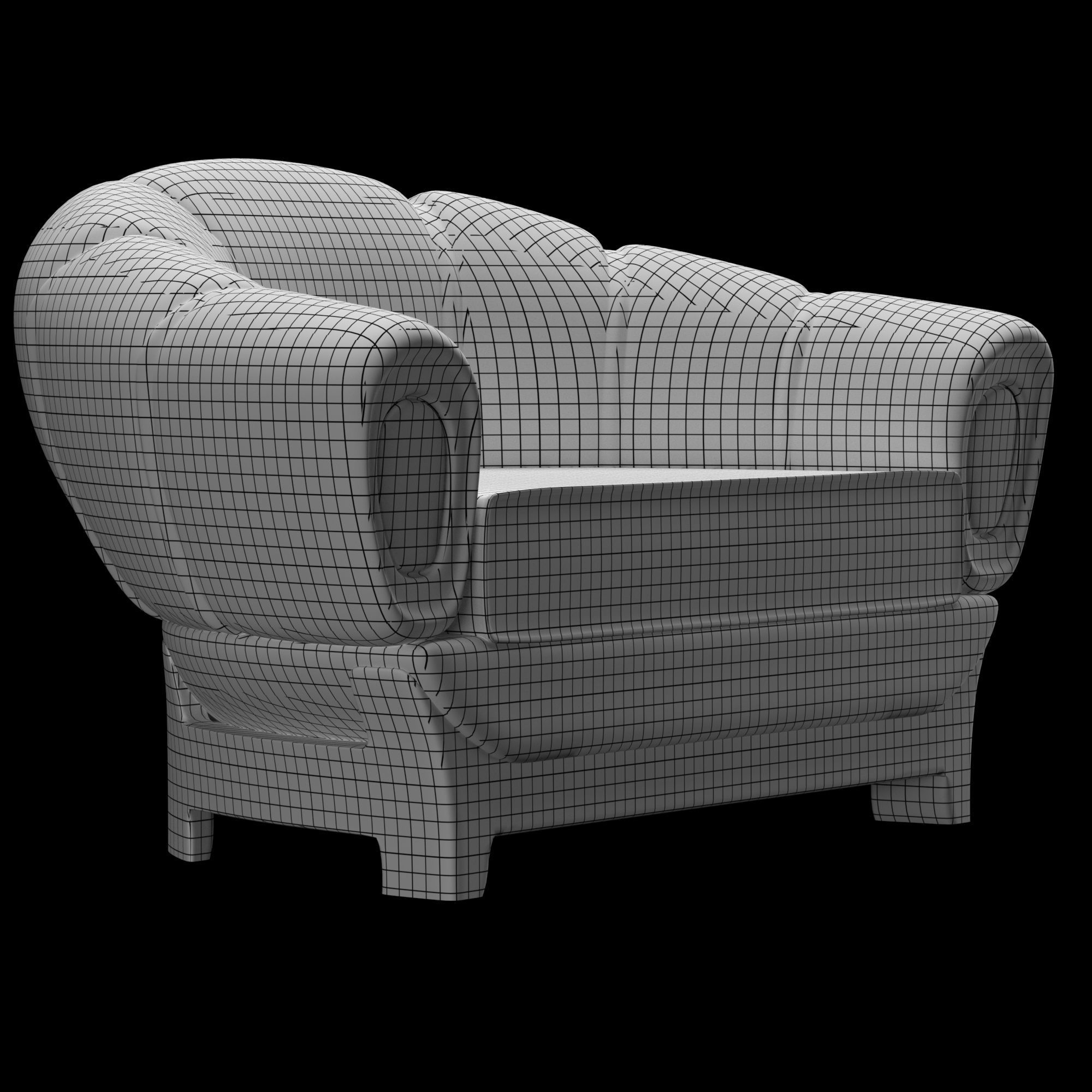 sofas sofa with legs 3D model_1