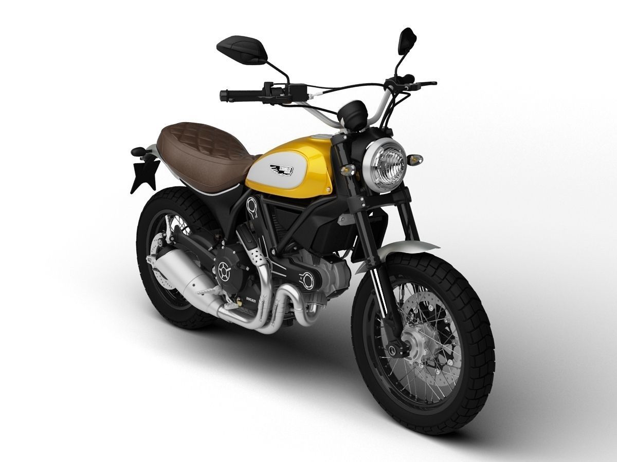 Ducati Scrambler Classic 2016 3D model_5