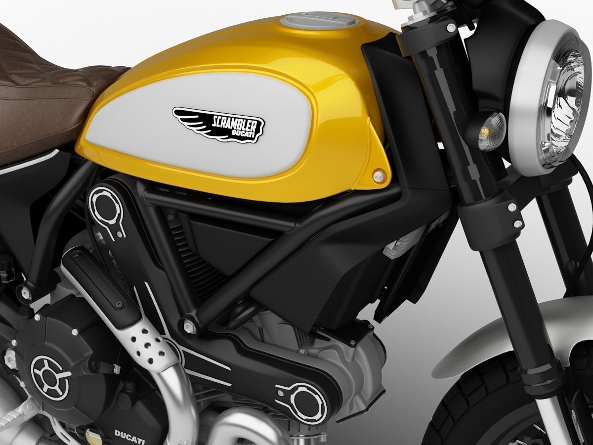 Ducati Scrambler Classic 2016 3D model_1