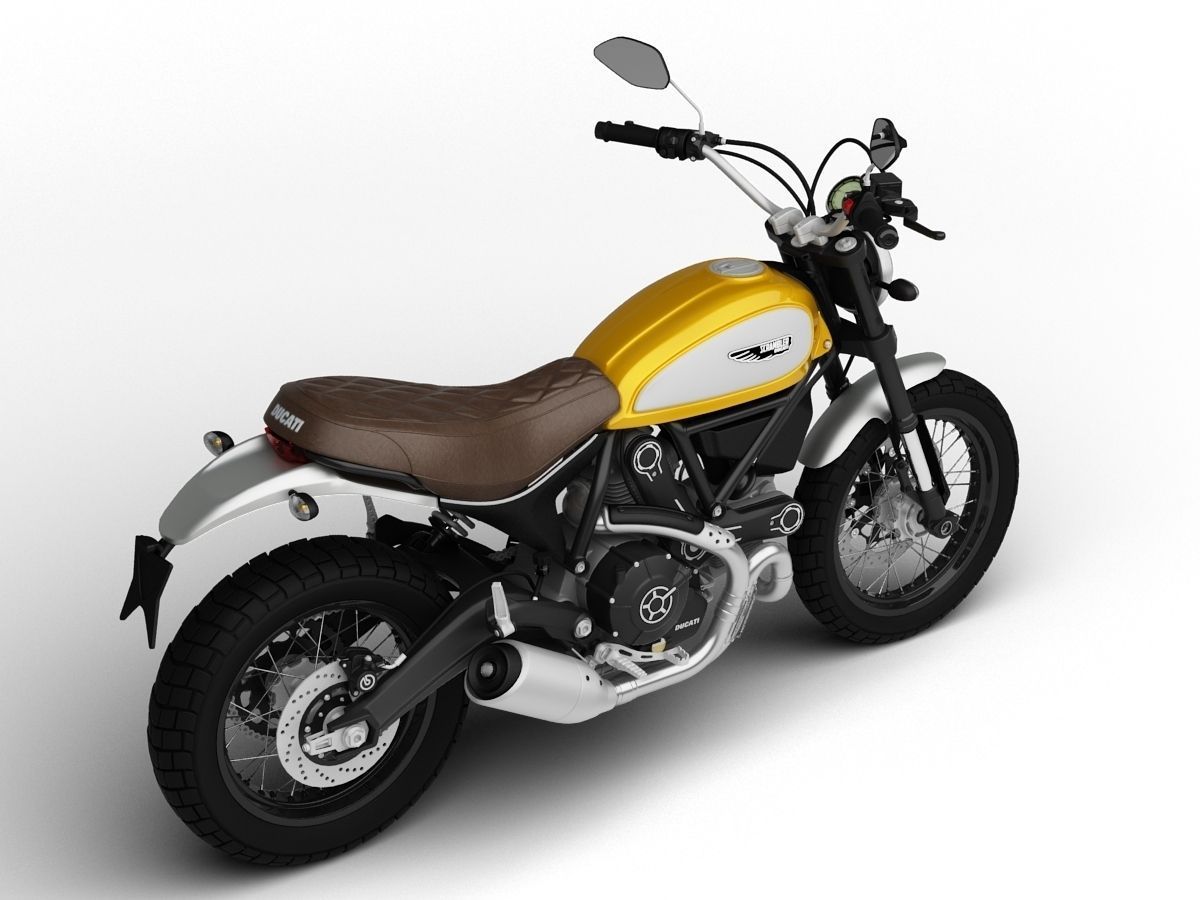Ducati Scrambler Classic 2016 3D model_6