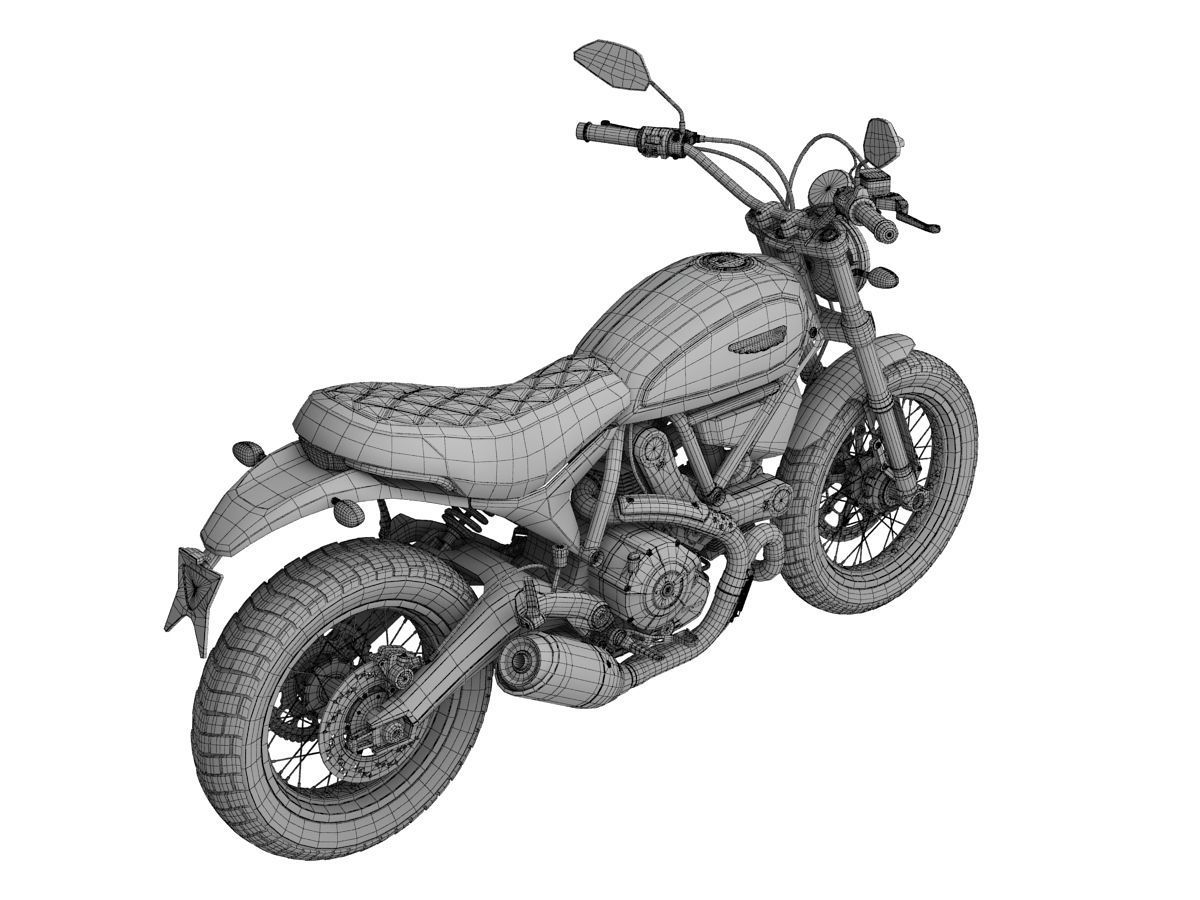 Ducati Scrambler Classic 2016 3D model_15