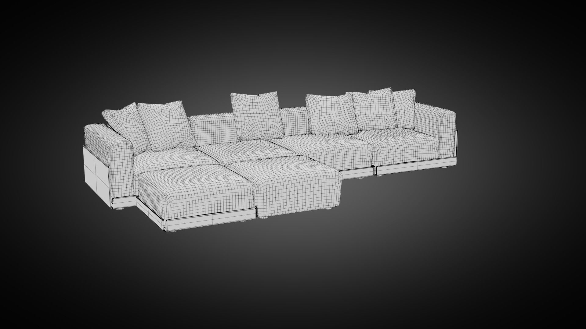Colico Asami Sofa 3D model_2
