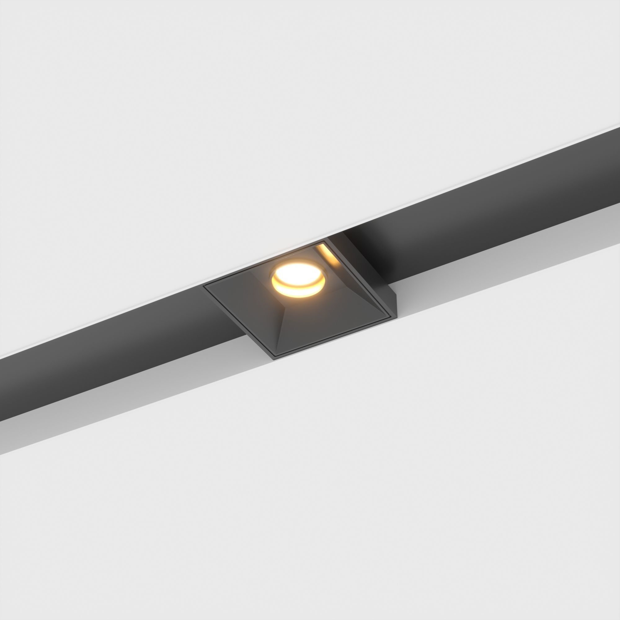 lamp1 led strip light with square shape 3D model_1