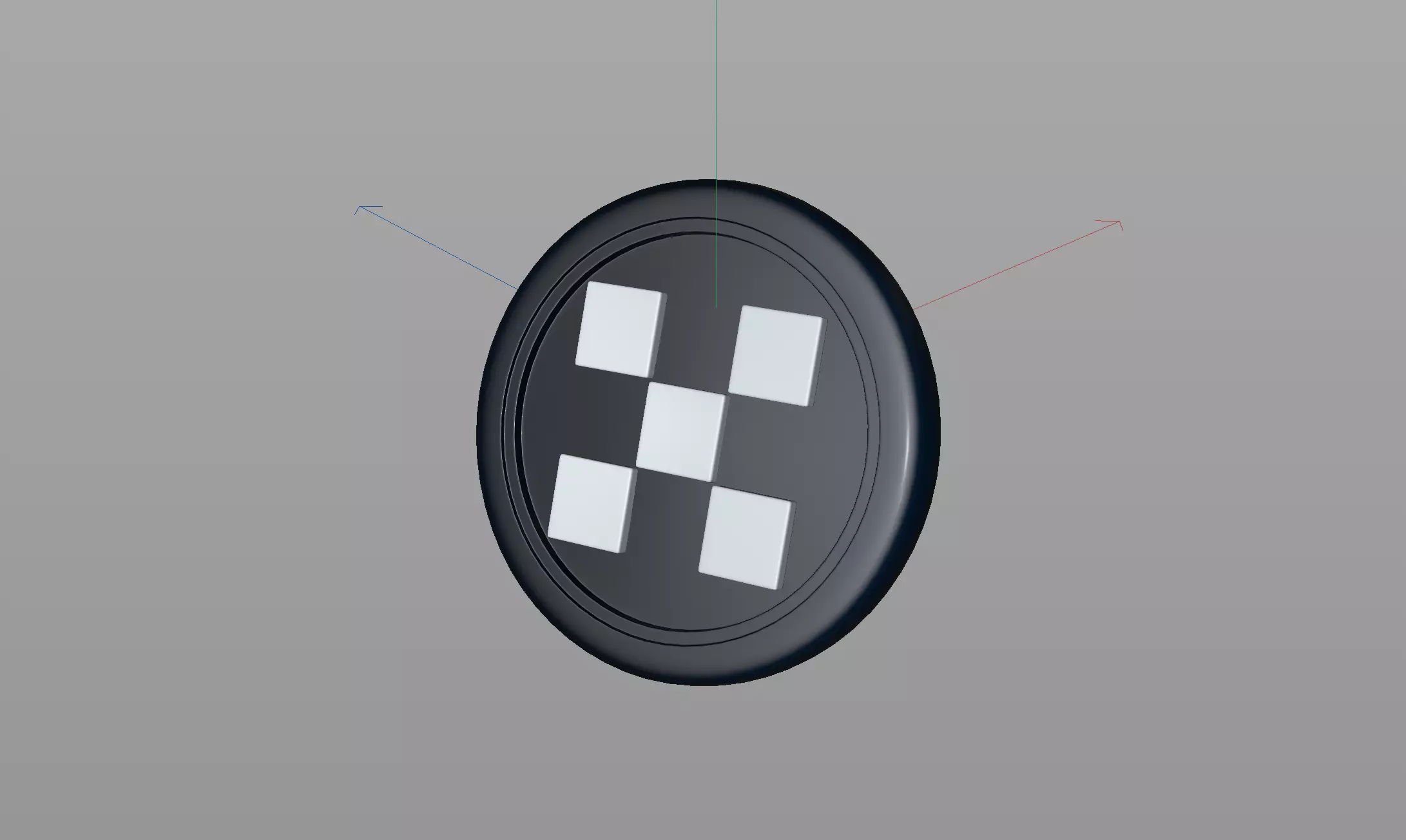 OKX crypto coin 3D model | CGTrader