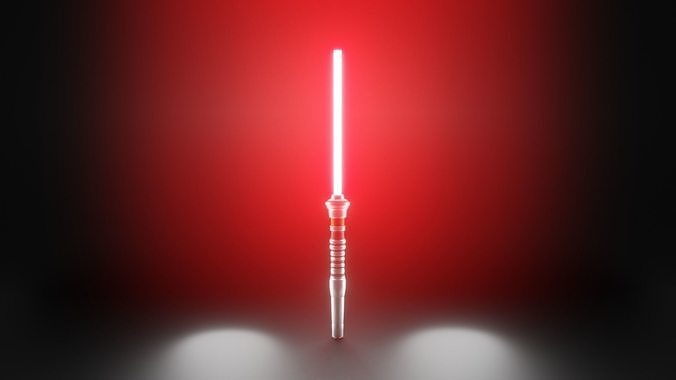 Starwars blaster model Free low-poly 3D model