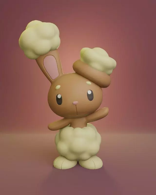 Pokemon - Buneary 3D print model_0