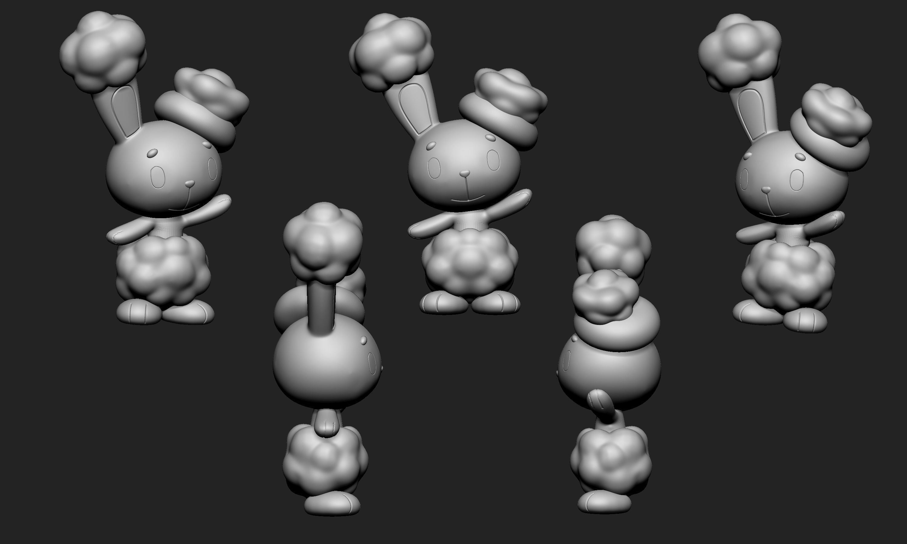 Pokemon - Buneary 3D print model_5